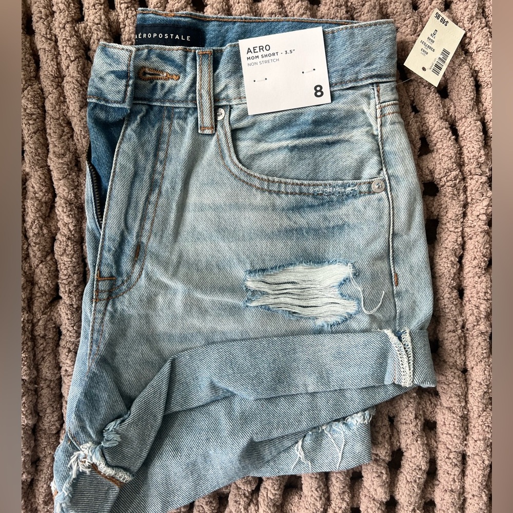 Aero Jean Mom Shorts
